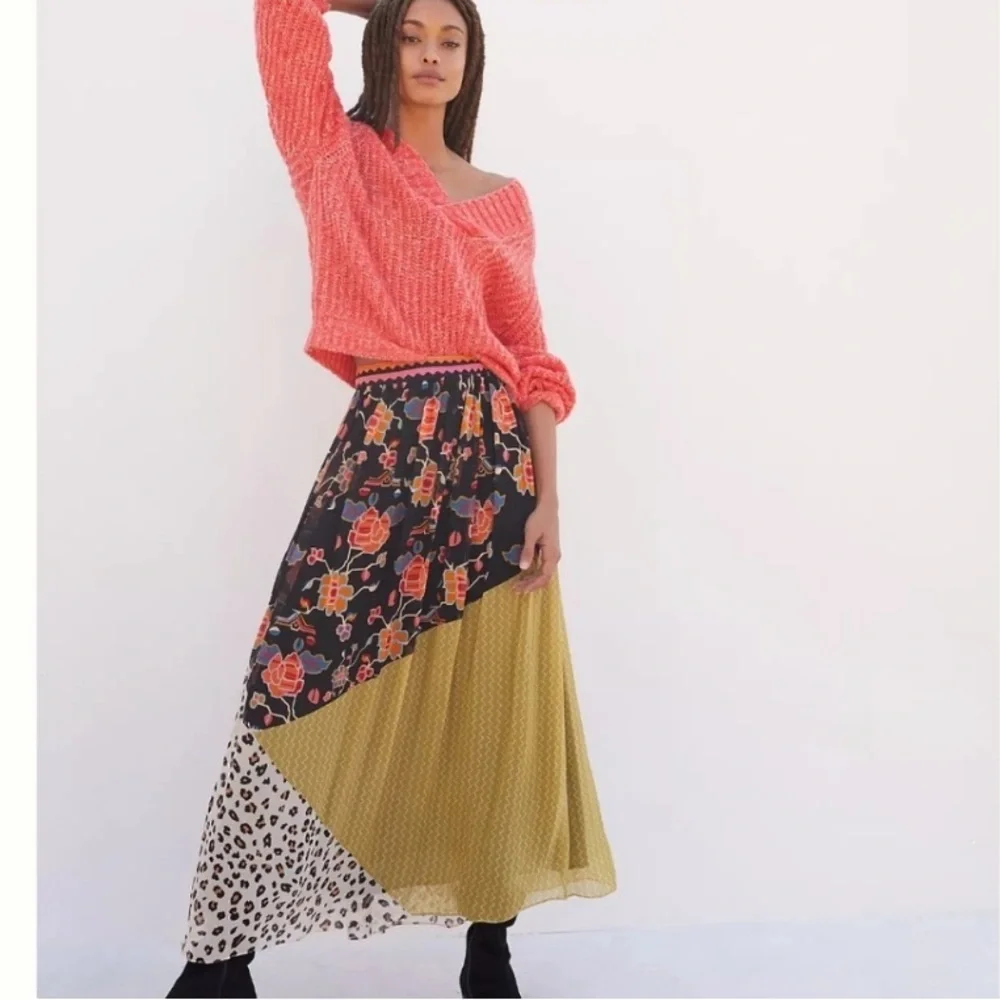 “VERB” Anthropologie Victoria Maxi Skirt